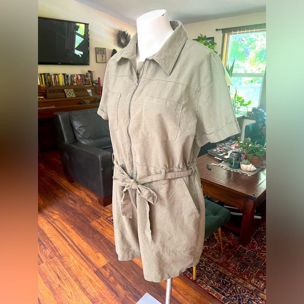 Army Green Romper